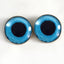 Blue Snow Owl Sew-On Button Glass Eyes - Prismatic Fiber Arts