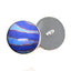 Blue Striped Horsefly Sew-On Button Glass Eyes - Prismatic Fiber Arts