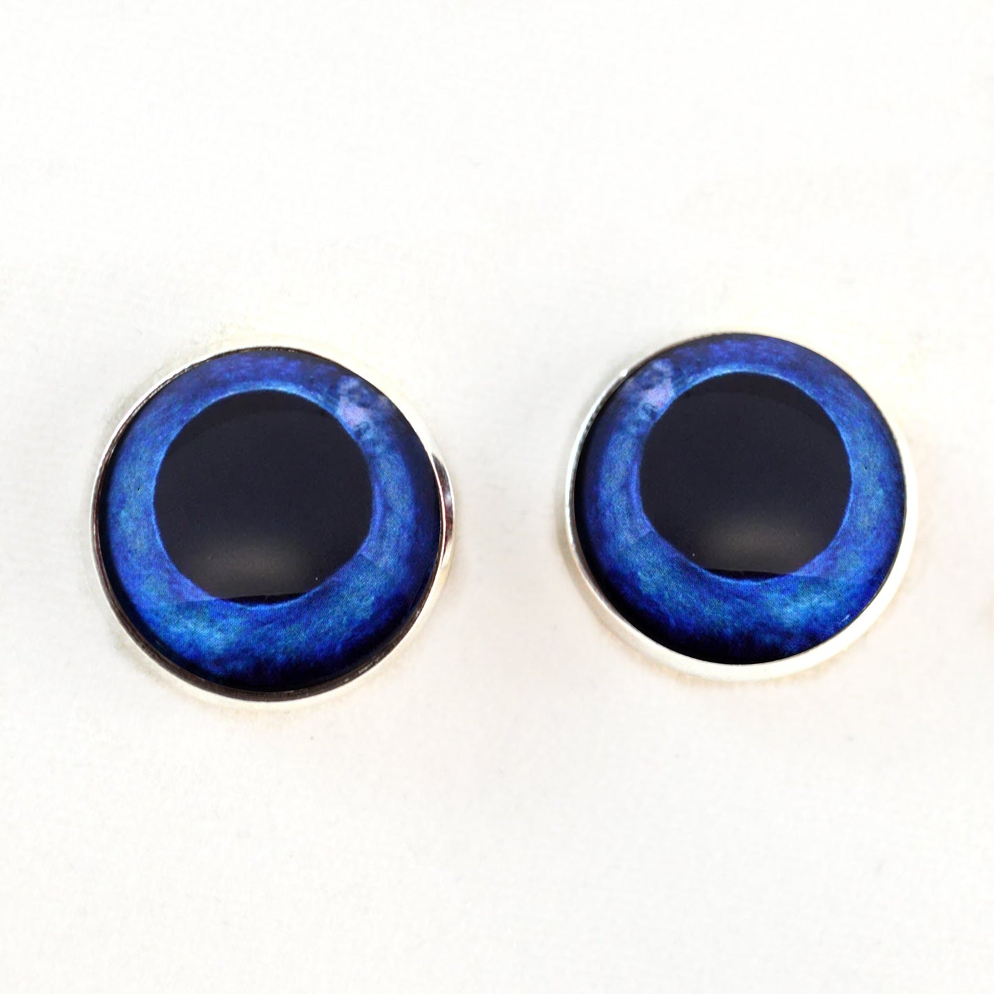 Blue Swordfish Inspired Sew-On Button Glass Eyes