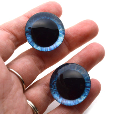 Bright Blue Human Plastic Safety Eyes - Prismatic Fiber Arts