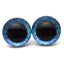 Bright Blue Human Plastic Safety Eyes - Prismatic Fiber Arts