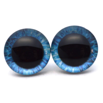 Bright Blue Human Plastic Safety Eyes - Prismatic Fiber Arts