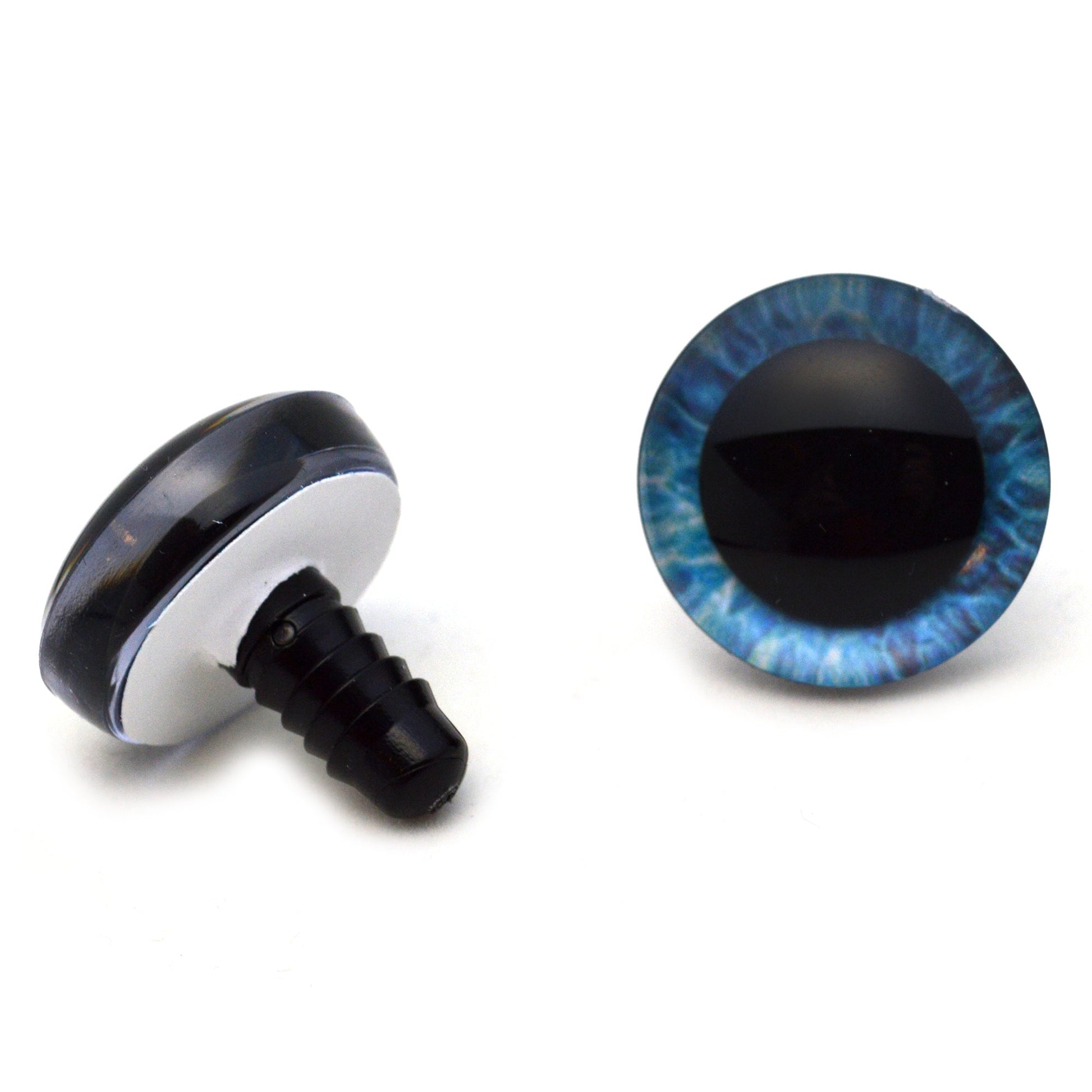 Bright Blue Human Plastic Safety Eyes - Prismatic Fiber Arts