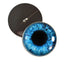 Bright Blue Sew-On Button Glass Eyes - Prismatic Fiber Arts