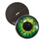 Bright Green Clockface Steampunk Sew-On Button Glass Eyes - Prismatic Fiber Arts