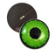 Bright Neon Green Enchanted Sew-On Button Glass Eyes - Prismatic Fiber Arts