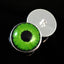 Bright Neon Green Enchanted Sew-On Button Glass Eyes - Prismatic Fiber Arts