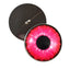 Bright Neon Pink Enchanted Sew-On Button Glass Eyes - Prismatic Fiber Arts