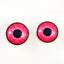 Bright Neon Pink Enchanted Sew-On Button Glass Eyes - Prismatic Fiber Arts