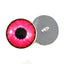Bright Neon Pink Enchanted Sew-On Button Glass Eyes - Prismatic Fiber Arts