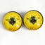Bright Yellow Honey Bee Sew-On Button Glass Eyes - Prismatic Fiber Arts