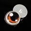 Brown Anime with Shines Sew-On Button Glass Eyes - Prismatic Fiber Arts