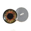 Brown Steampunk Clockface Sew-On Button Glass Eyes - Prismatic Fiber Arts