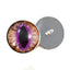 Brown and Fuchsia Cat Dragon Sew-On Buttons Glass Eyes - Prismatic Fiber Arts