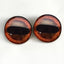 Brown Giraffe Inspired Sew-On Button Glass Eyes - Prismatic Fiber Arts