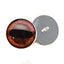 Brown Giraffe Inspired Sew-On Button Glass Eyes - Prismatic Fiber Arts
