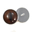Brown Koala Inspired Sew-On Button Glass Eyes - Prismatic Fiber Arts