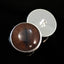 Brown Koala Inspired Sew-On Button Glass Eyes - Prismatic Fiber Arts