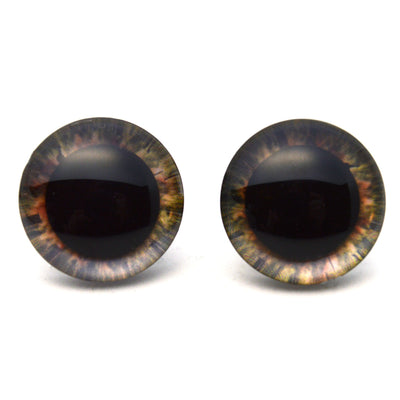 Brown Steampunk Plastic Safety Eyes - Prismatic Fiber Arts