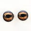 Brown Toad Frog Amphibian Sew-On Button Glass Eyes - Prismatic Fiber Arts