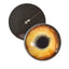 Light Brown Wolf Sew-On Button Glass Eyes - Prismatic Fiber Arts