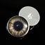 Brown Zombie Sew-On Button Glass Eyes - Prismatic Fiber Arts