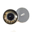 Brown Zombie Sew-On Button Glass Eyes - Prismatic Fiber Arts