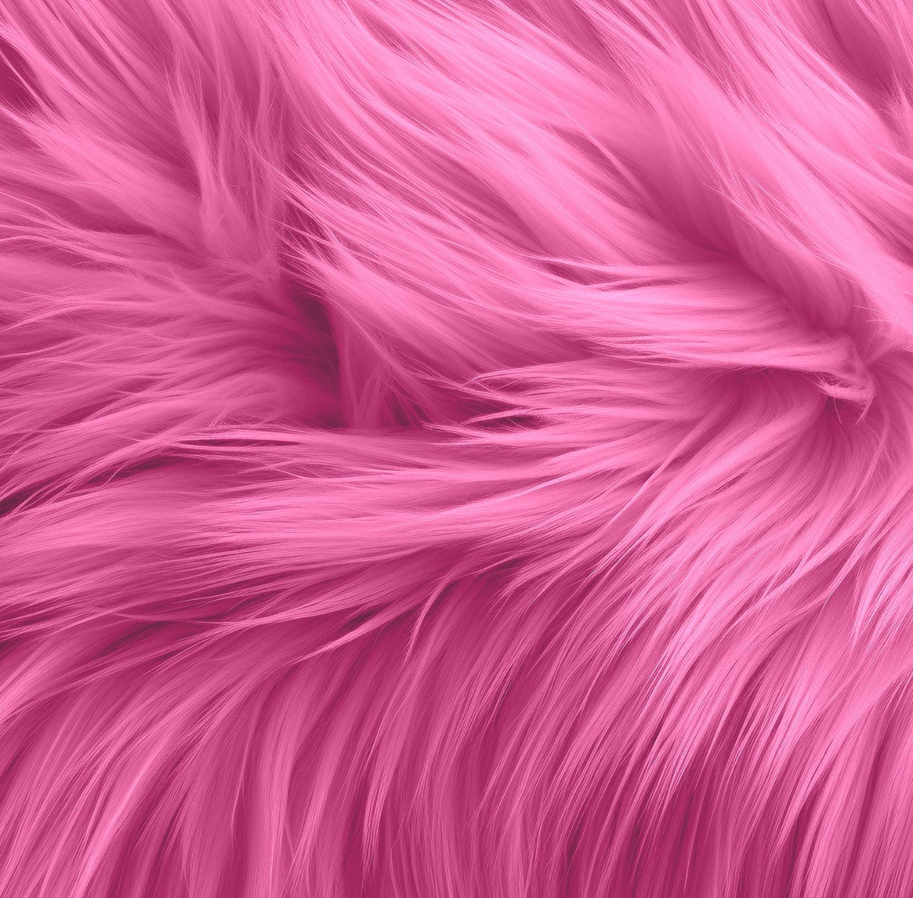 Round Shaggy Faux Fur Fabric - 36 Inches Diameter - Circular Fluffy Faux Fur for Home Decor - Prismatic Fiber Arts