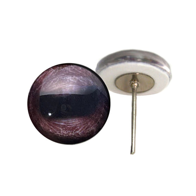 Bison Buffalo Realistic Glass Eyes on Wire Pin Posts