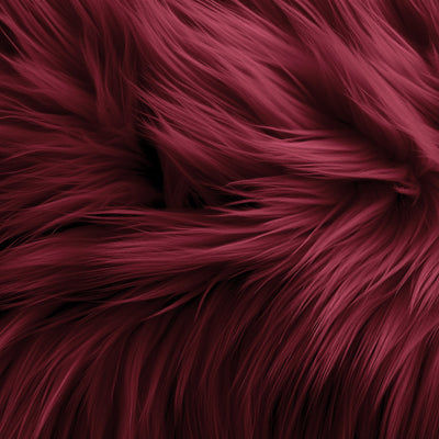 Round Shaggy Faux Fur Fabric - 30 Inches Diameter - Circular Fluffy Faux Fur for Home Decor - Prismatic Fiber Arts