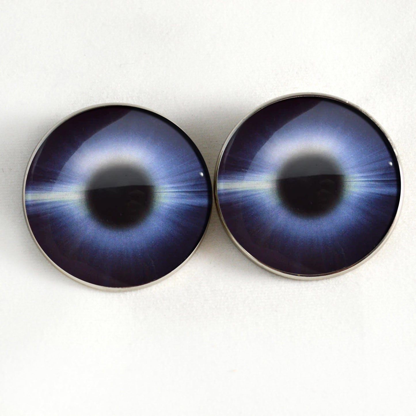 Burst of Light Sew-On Button Glass Eyes - Prismatic Fiber Arts