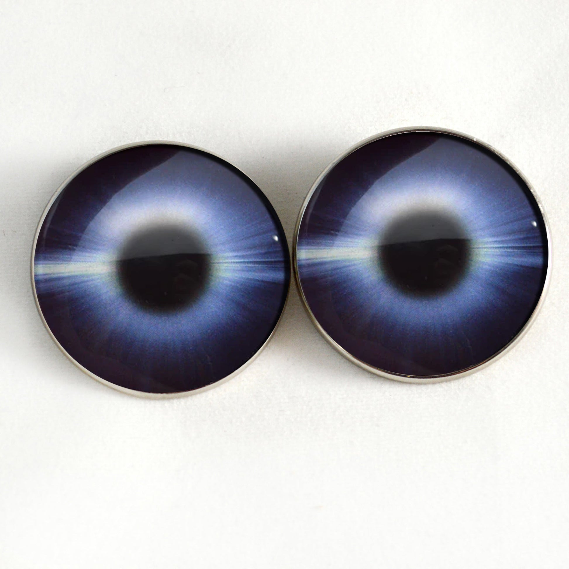 Burst of Light Sew-On Button Glass Eyes - Prismatic Fiber Arts