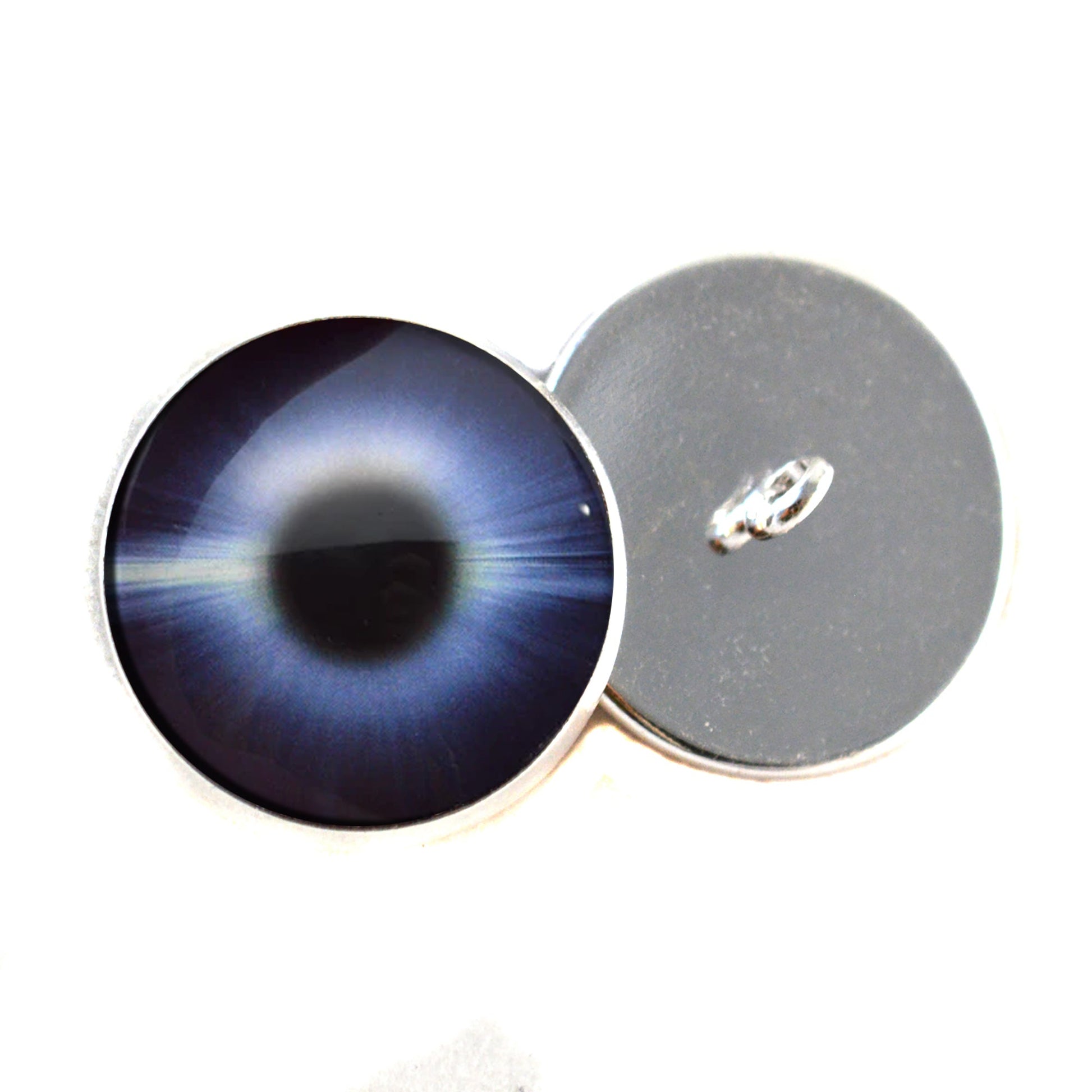 Burst of Light Sew-On Button Glass Eyes - Prismatic Fiber Arts