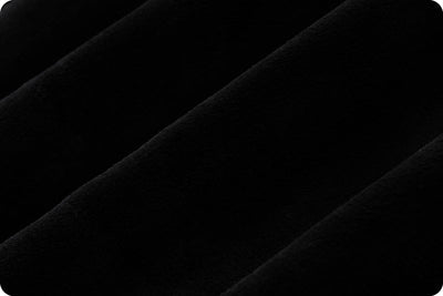 Black Cuddle 3 58/60" Solid Minky Fabric Per Yard - Prismatic Fiber Arts