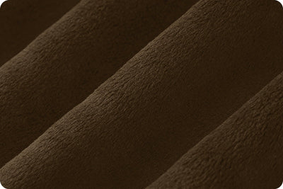 Brown Cuddle 3 58/60" Solid Minky Fabric Per Yard - Prismatic Fiber Arts