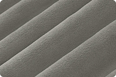 Charcoal Cuddle 3 58/60" Solid Minky Fabric Per Yard - Prismatic Fiber Arts