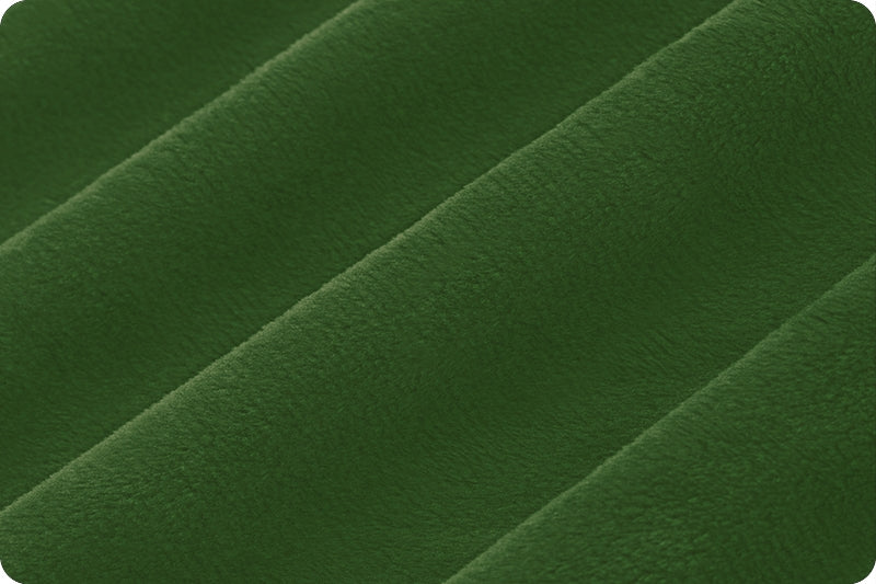 Evergreen Cuddle 3 58/60" Solid Minky Fabric Per Yard - Prismatic Fiber Arts