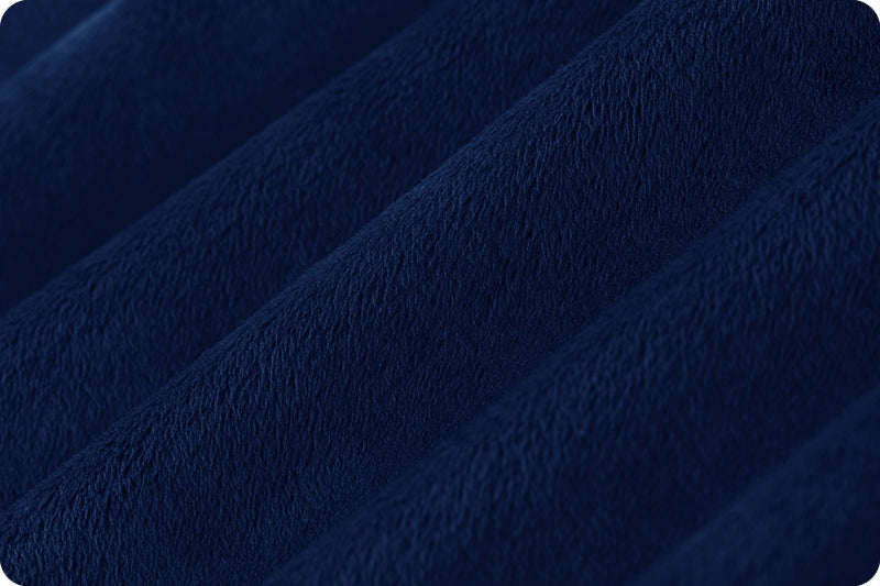 Navy Cuddle 3 58/60" Solid Minky Fabric Per Yard - Prismatic Fiber Arts