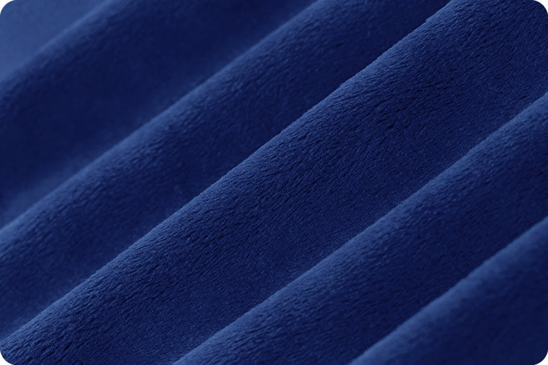 Royal Blue Cuddle 3 58/60" Solid Minky Fabric Per Yard - Prismatic Fiber Arts