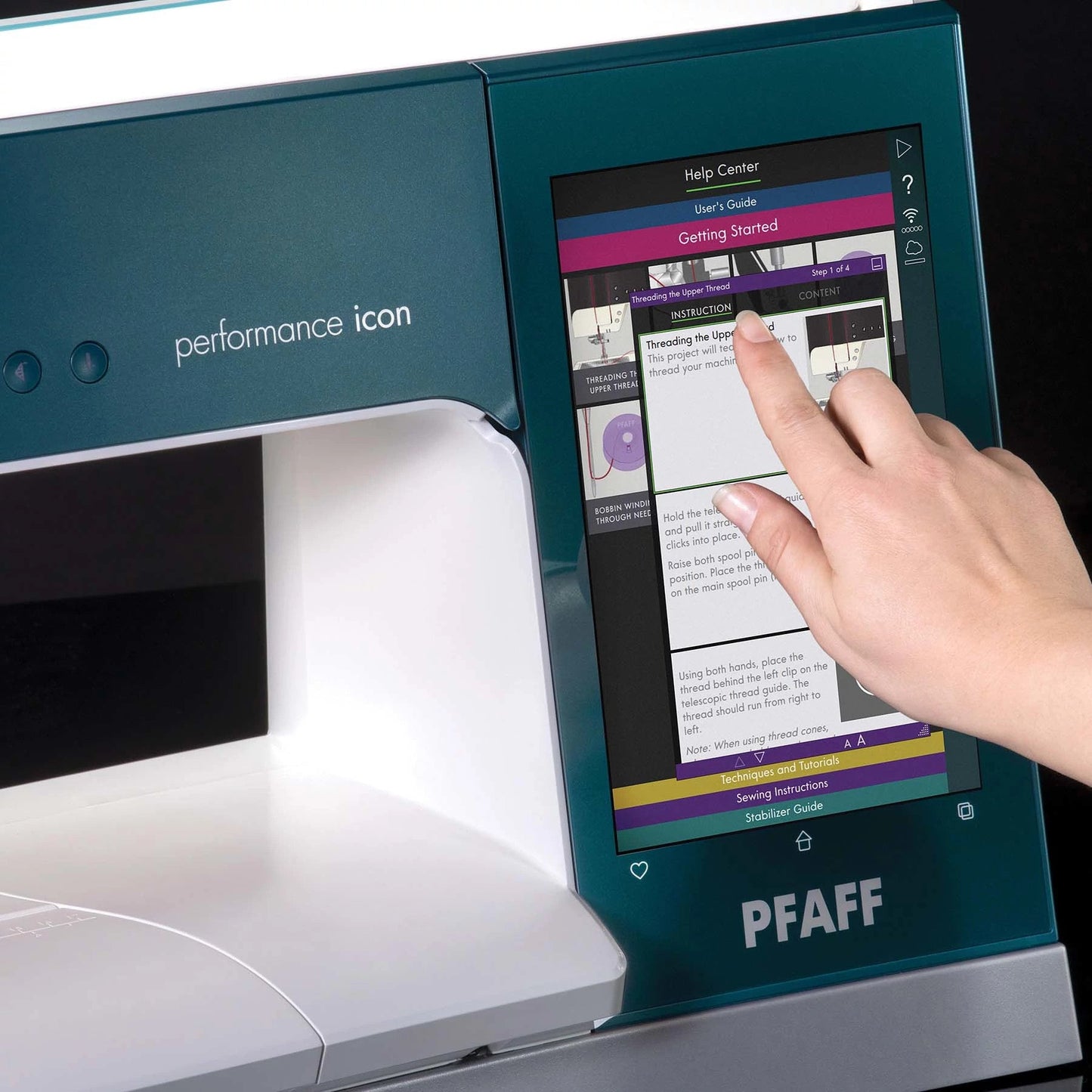 PFAFF® performance icon™ Sewing Machine - Prismatic Fiber Arts