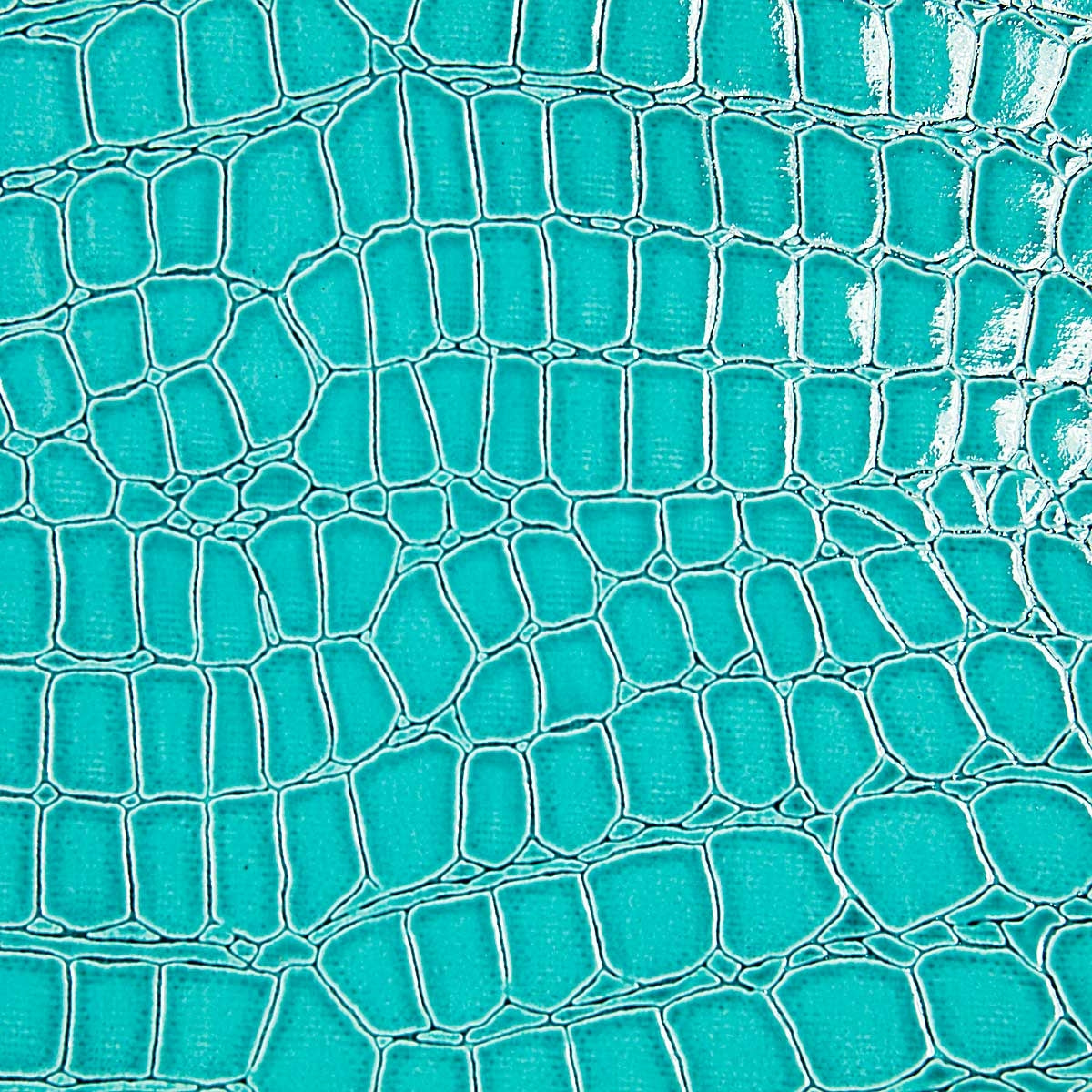 Faux Crocodile Vinyl Fabric - Prismatic Fiber Arts