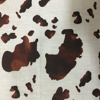Cow Printed Poly Cotton Fabric - Prismatic Fiber Arts