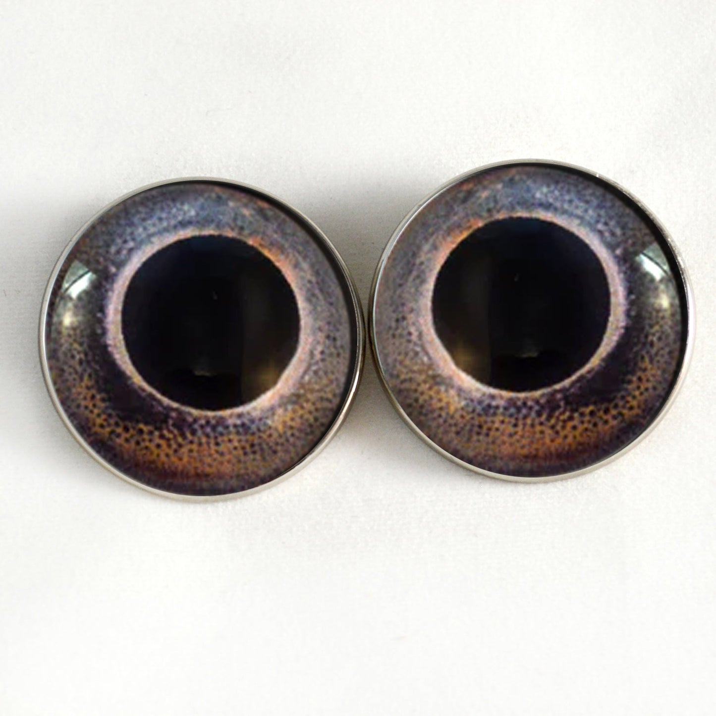 Carp Sew-On Button Glass Eyes - Prismatic Fiber Arts