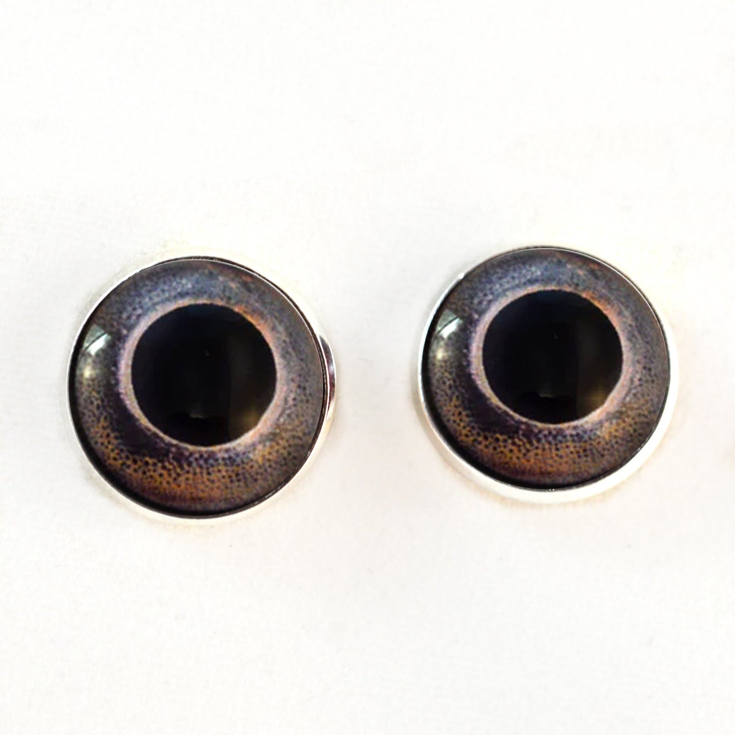 Carp Sew-On Button Glass Eyes - Prismatic Fiber Arts