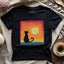 Cat Granny Square T-shirt - Prismatic Fiber Arts