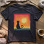 Cat Granny Square T-shirt - Prismatic Fiber Arts