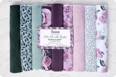 Quilting Cuddle Fat Quarter Pack Meet Me in the Garden - Prismatic Fiber Arts