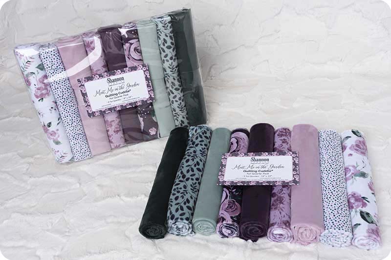 Quilting Cuddle Fat Quarter Pack Meet Me in the Garden - Prismatic Fiber Arts