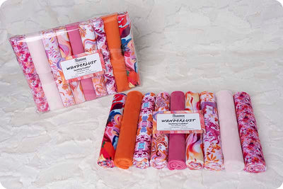 Quilting Cuddle Fat Quarter Pack Wanderlust Pink - Prismatic Fiber Arts
