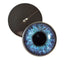 Purple and Teal Steampunk Clockface Sew-On Button Glass Eyes - Prismatic Fiber Arts